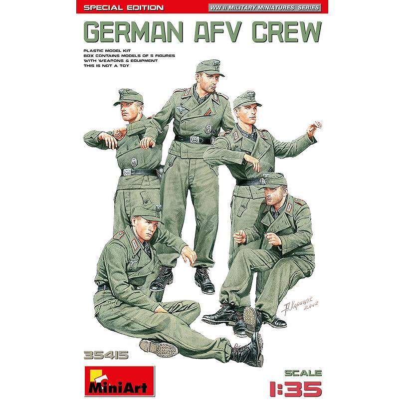 35415 1/35 ドイツ AFVクルー 特別版 フィギュア5体入 | ミニアート