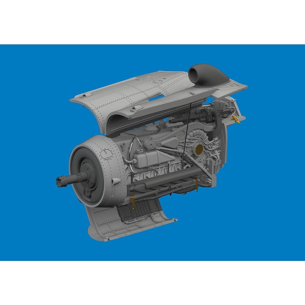 ブラッシン672399 1/72 メッサーシュミット Bf109G-10 WNF エンジン (エデュアルド用)|飛行機用パーツ|飛行機