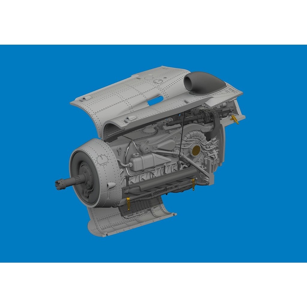 ブラッシン672400 1/72 メッサーシュミット Bf109G-10 MTT レーゲンスブルク工場生産 エンジン(エデュアルド用)|飛行機用パーツ|飛行機