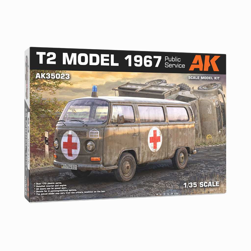 AK35023 1/35 T2バス 1967年型 救急車 | AKインタラクティブ AK