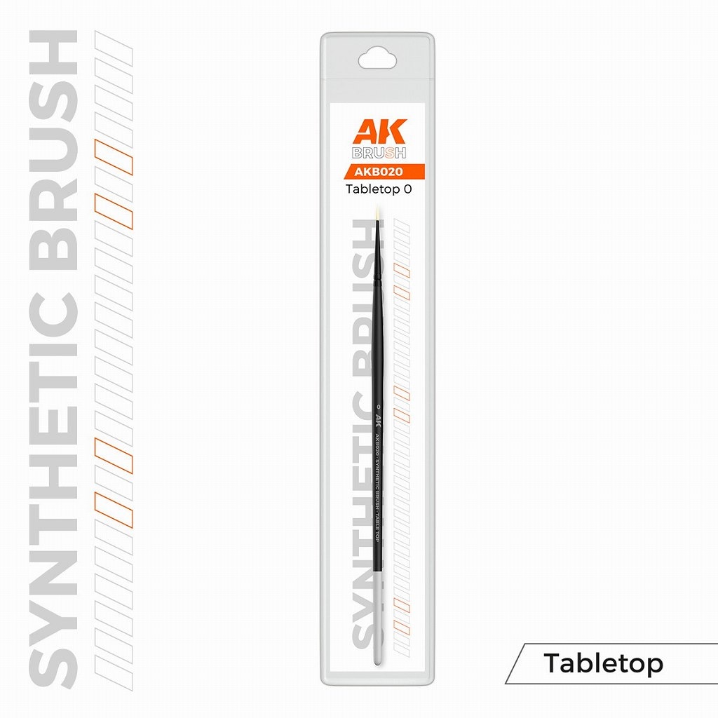 AKB020 AK人工毛筆・テーブルトップ汎用筆0 【汎用筆】|接着／造形／塗装用品|ツール＆マテリアル