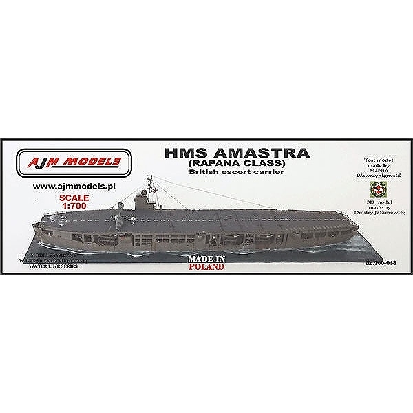 700-048 WWII 英国海軍 MACシップ 護衛空母 アマストラ Amastra(ラパナ