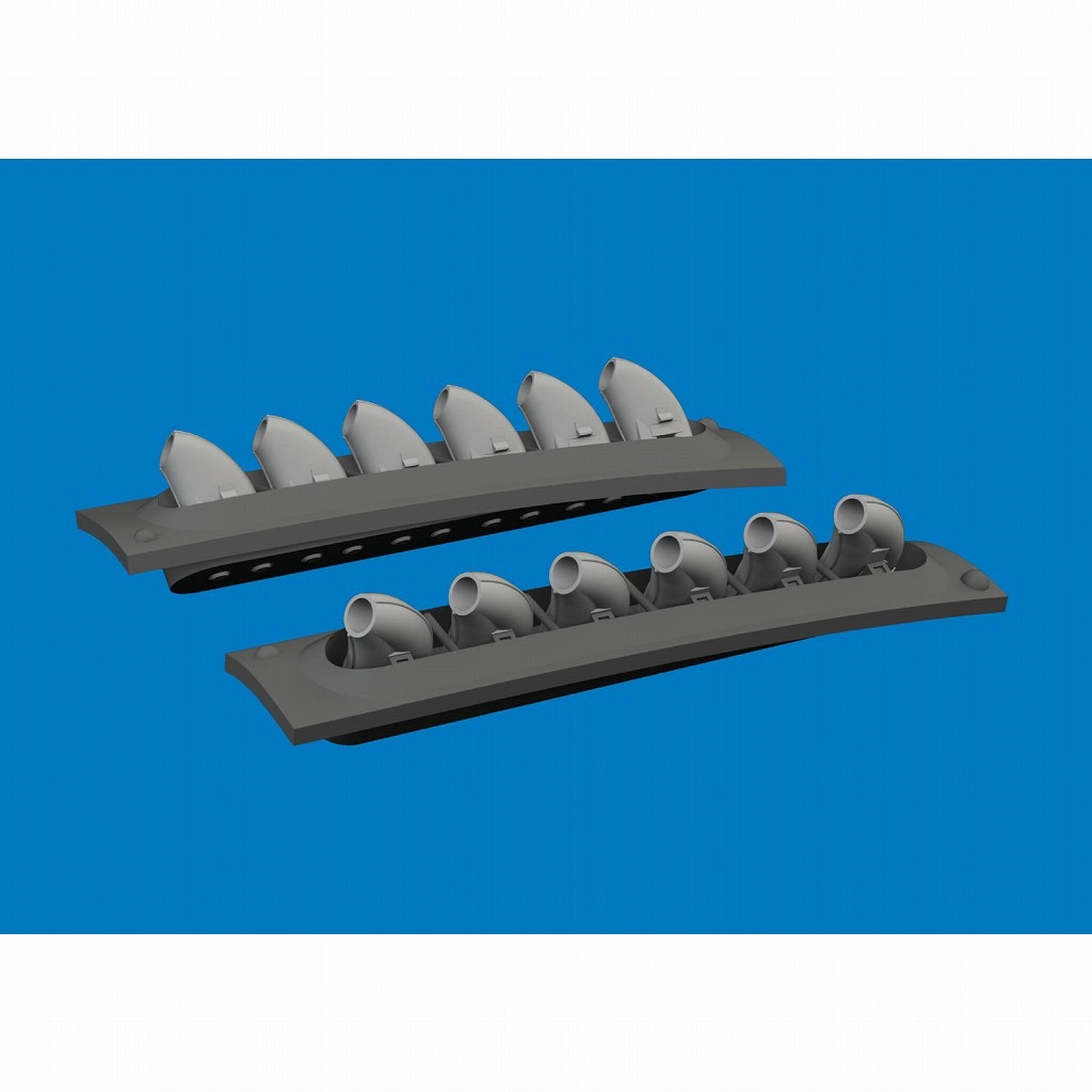 【再入荷】ブラッシン6481060 1/48 P-40 排気管 (丸形) (エデュアルド用)|飛行機用パーツ|飛行機