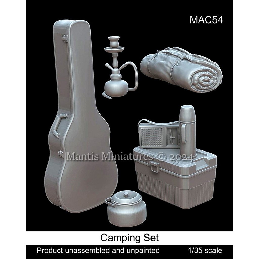 MAC54 1/35 キャンプ用品セット(7個入)|建物／情景用パーツ|フィギュア