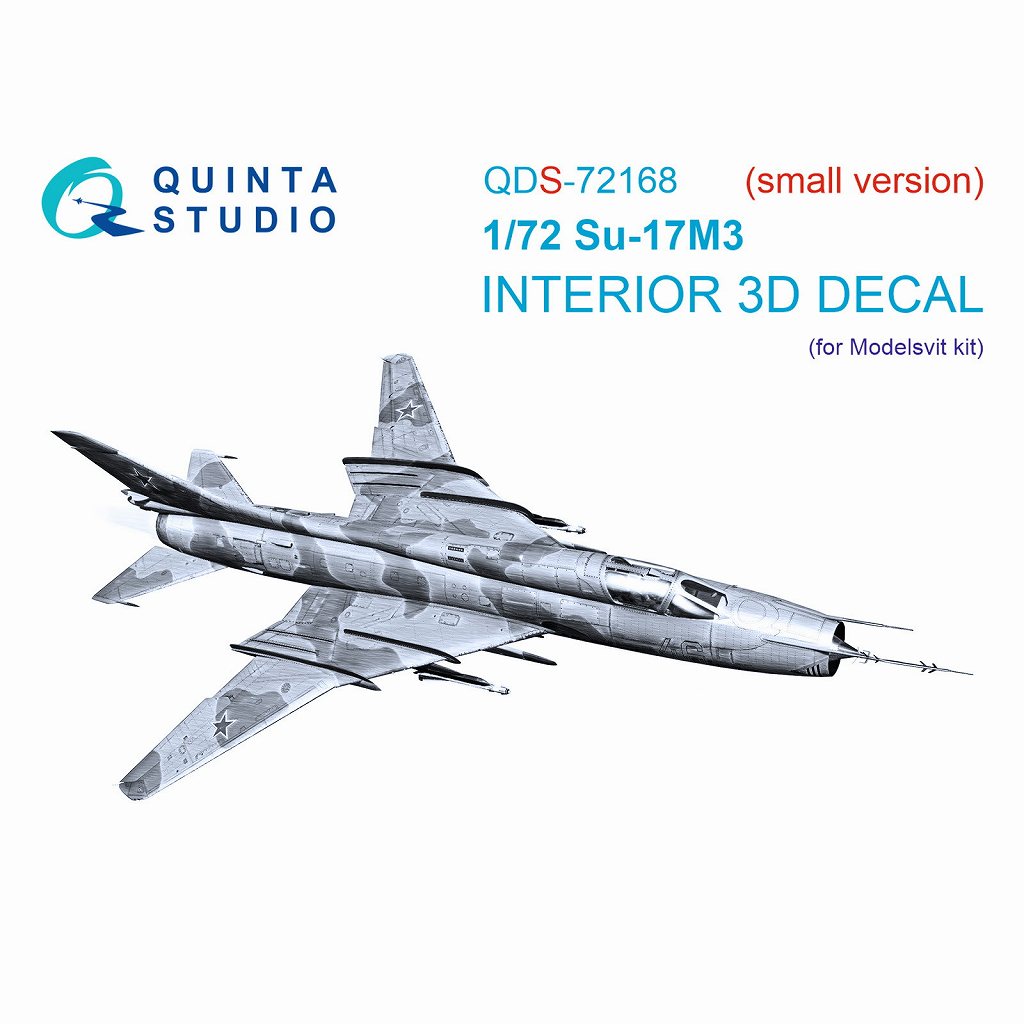 QDS-72168 1/72 ۡ Su-17M3 եå 顼3Dǥ (ǥ륺ӥå) (⡼С)