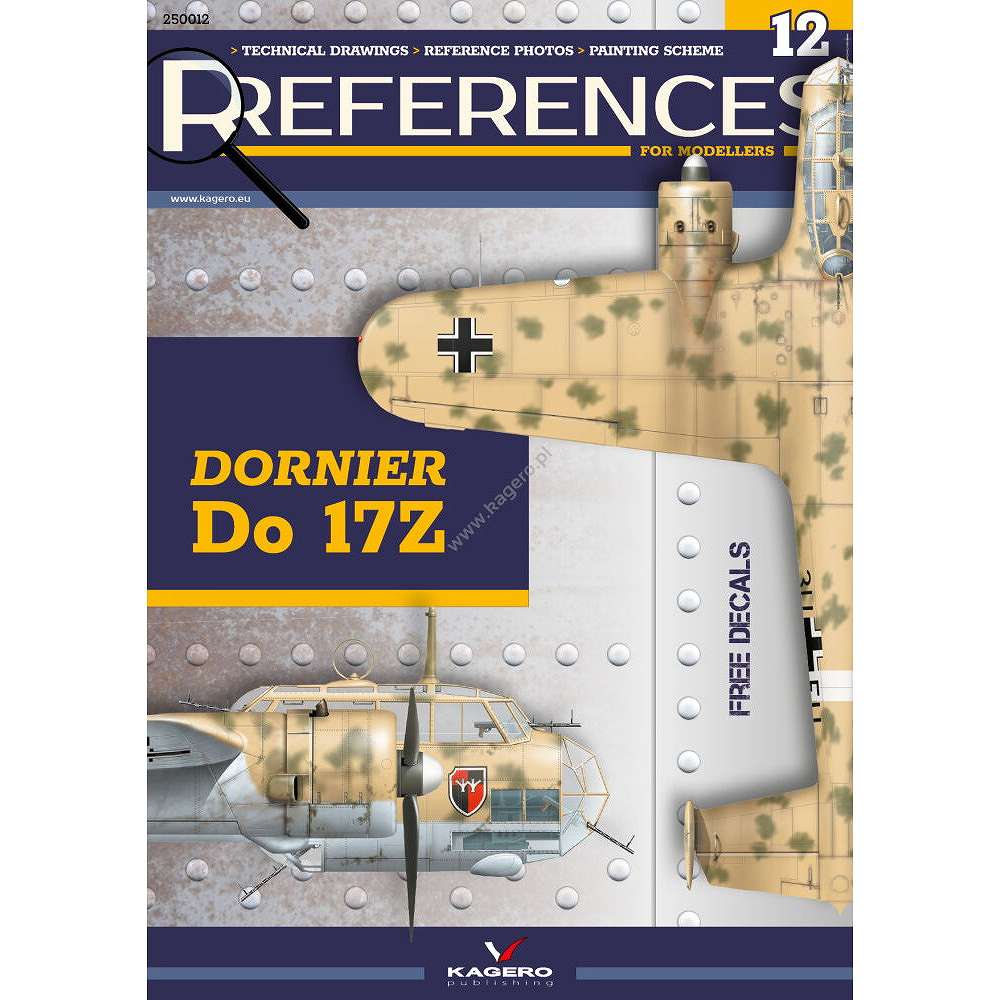 25012 リファレンス・フォー・モデラーズ12 ドルニエ Do17Z|洋書|書籍＆DVD