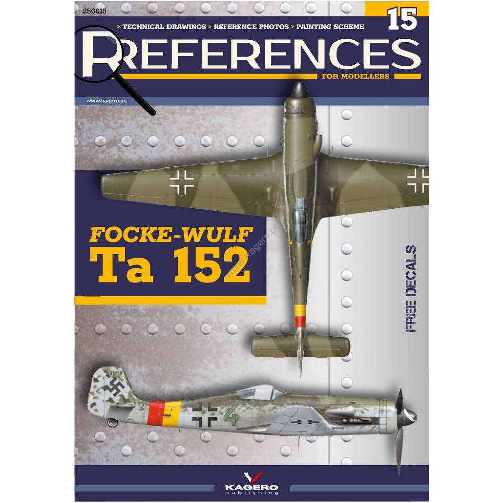 25015 リファレンス・フォー・モデラーズ15 フォッケウルフ Ta152|洋書|書籍＆DVD