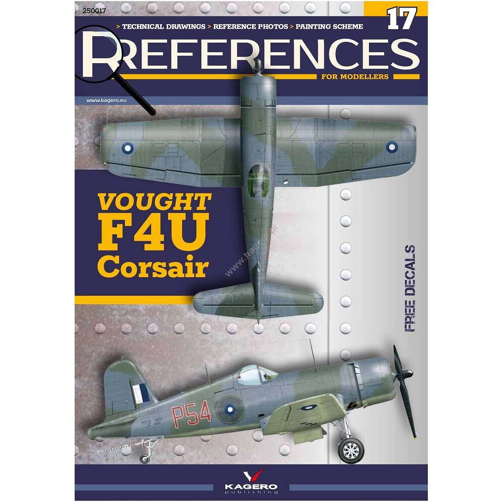 25017 リファレンス・フォー・モデラーズ17 ヴォート F4U コルセア|洋書|書籍＆DVD