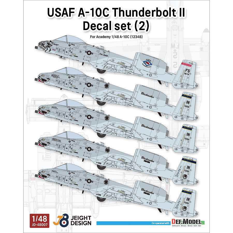 JEIGHT DESIGN JD-48007 1/48 ꥫ A-10 ܥII ǥ륻å2