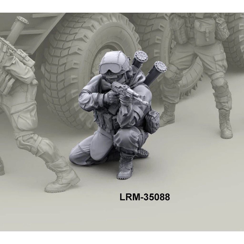 LRM-35088 Russian Army soldier in modern infantry combat