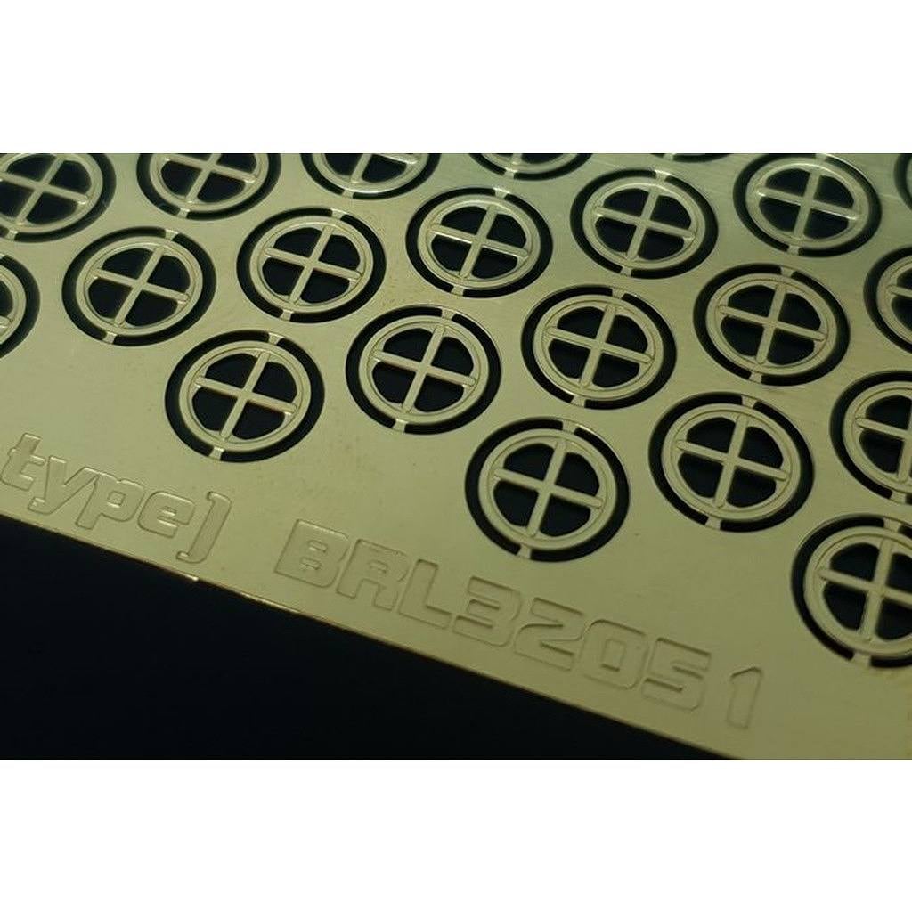 BRL32051 1/32 タイダウン ポイント 十字型 | ブレンガン BRENGUN
