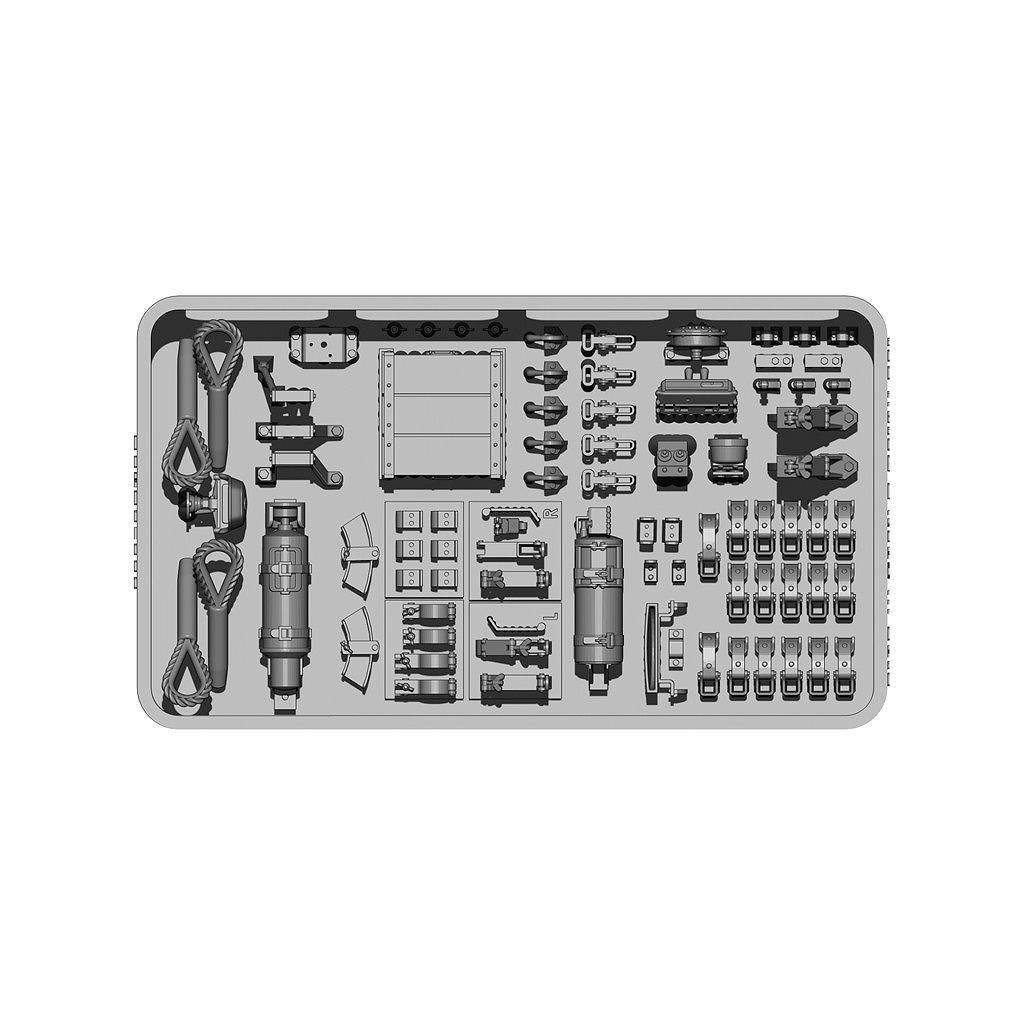 BSKD35022 1/35 WWII ドイツ III号突撃砲B型用ディテールセット | BSK