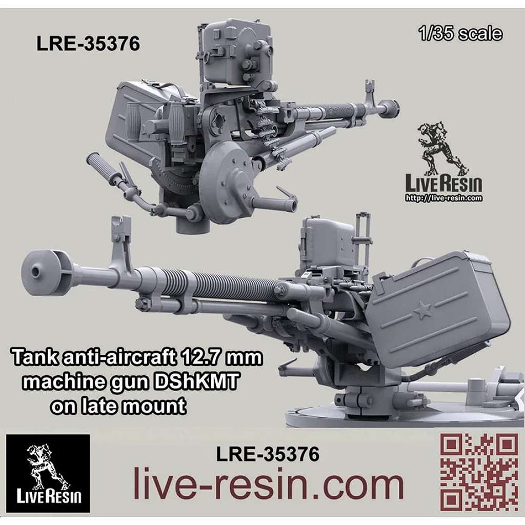 LRE-35376 Tank anti-aircraft 12.7 mm machine gun DShKMT on a late