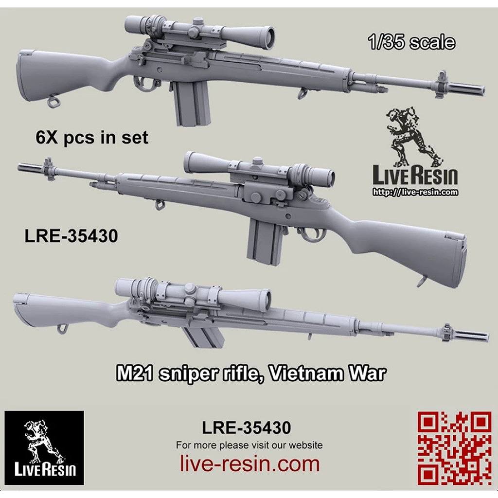 LRE-35430 M21 sniper rifle, Vietnam War | ライブレジン Live Resin