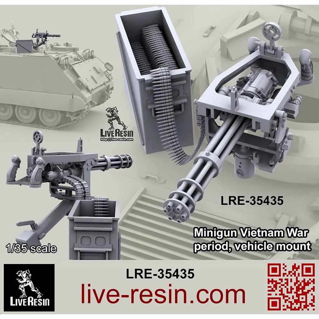 LRE-35435 Minigun Vietnam War era, vehicle mount | ライブレジン