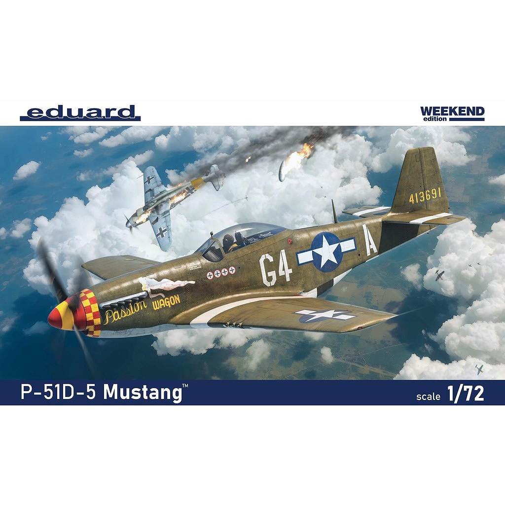 7476 1/72 ノースアメリカン P-51D-5 マスタング ウィークエンド