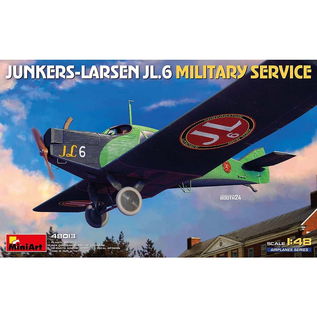 48013 1/48 ユンカース・ラーセン JL.6. 帝国陸軍|第二次大戦の飛行機モデル|飛行機