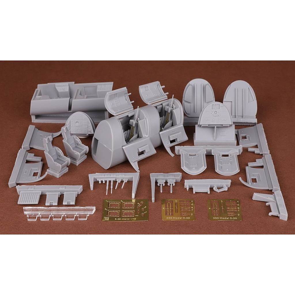 48094 1/48 コンベア B-58 ハスラー 爆撃手/航空士&防御兵装手コクピット w/SAC式射出座席(レベル/モノグラム用)|飛行機用パーツ|飛行機