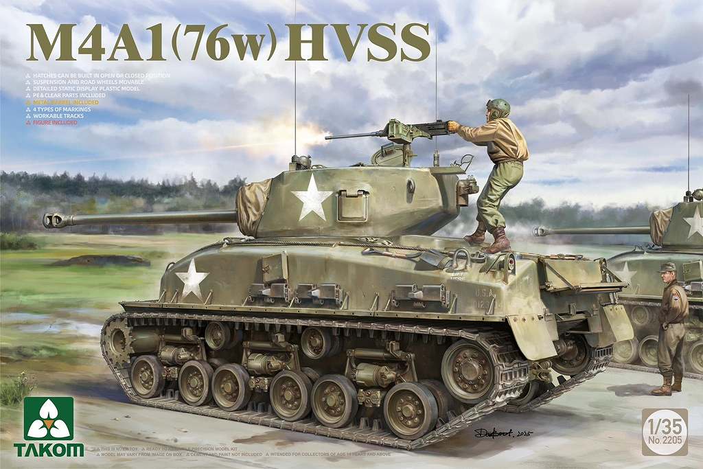 ڿʡ2205 1/35 ꥫ M4A1(76w) HVSS 㡼ޥ