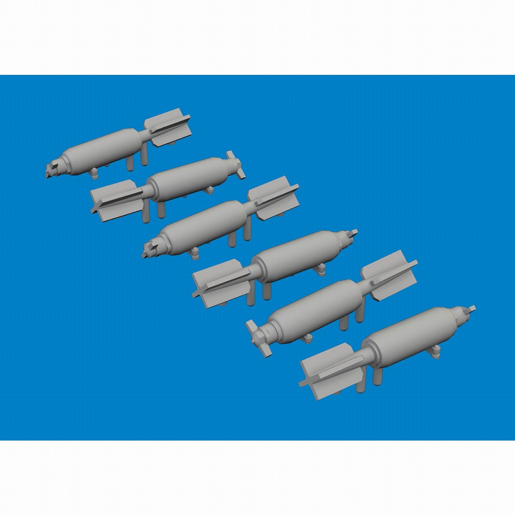ブラッシン6481078 1/48 WWII 米軍 30ポンド破砕爆弾 (P-40用、6個入