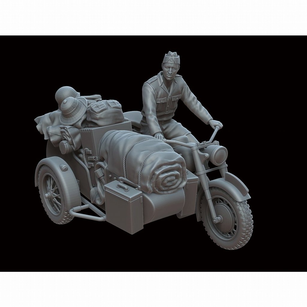 M72004 1/72 �����ɥ����դ�����BMW R75��DAKʼ�� �ڥͥ��ݥ����ʳ���