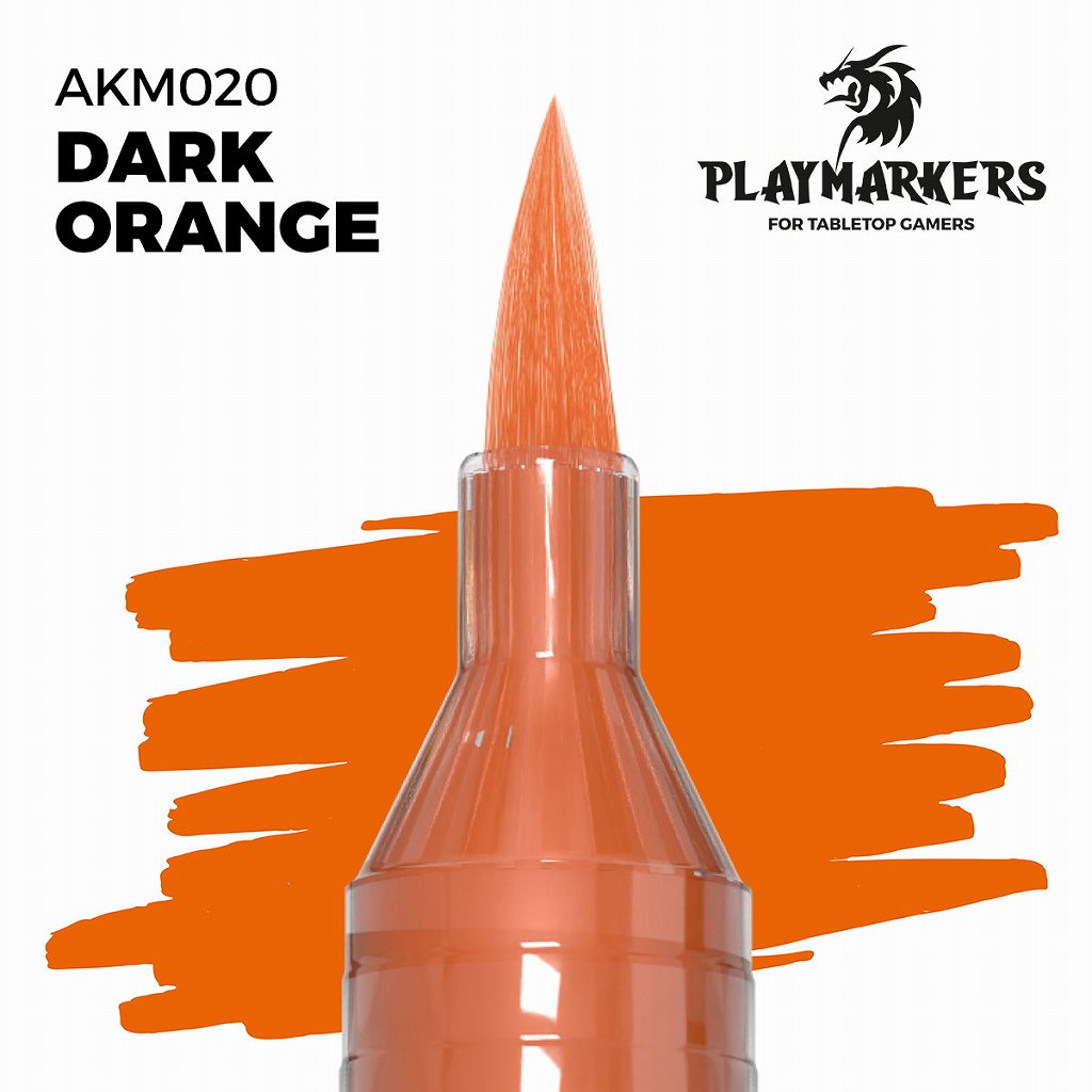 AKプレイマーカー AKM020 ダークオレンジ|塗料|ツール＆マテリアル