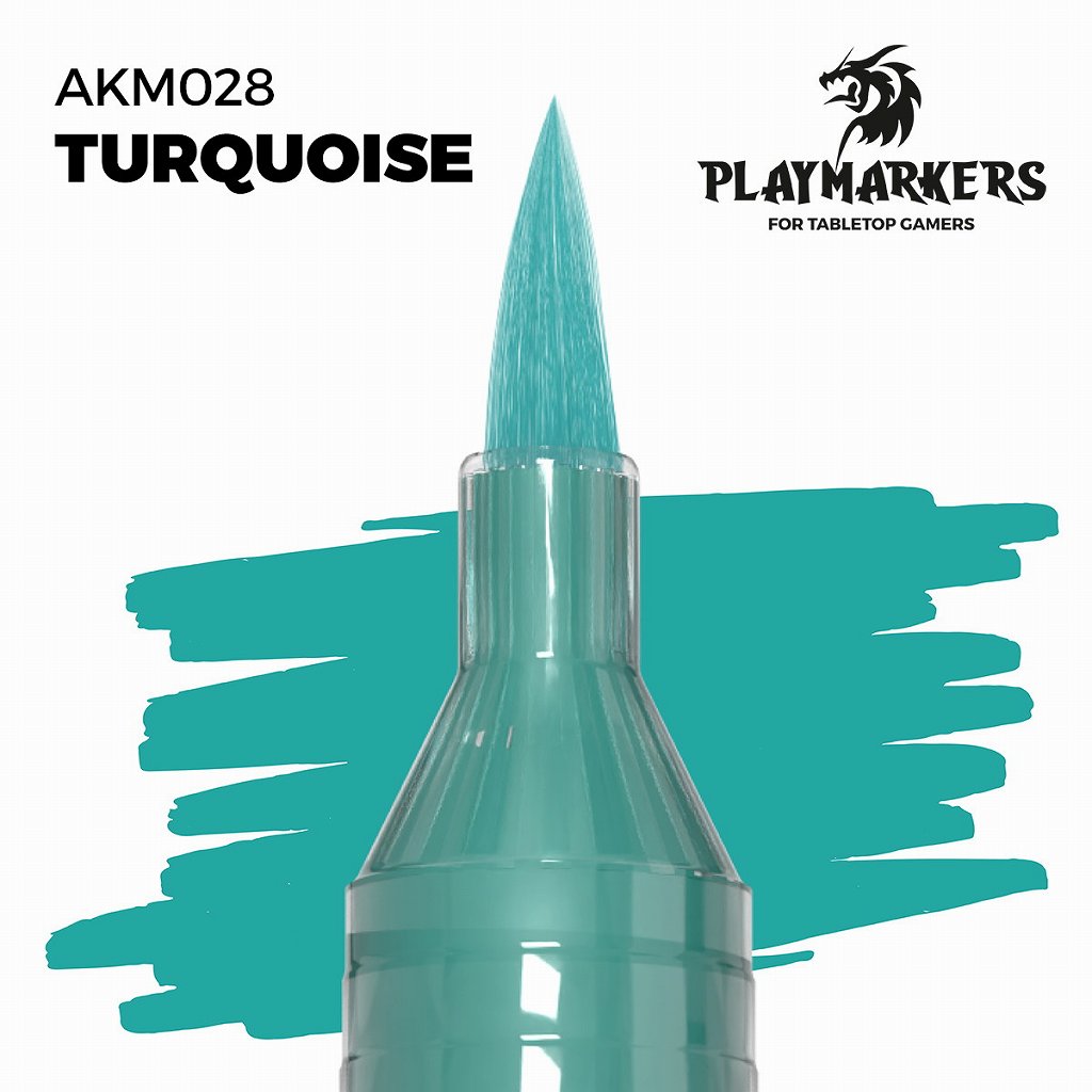 AKプレイマーカー AKM028 ターコイズ|塗料|ツール＆マテリアル