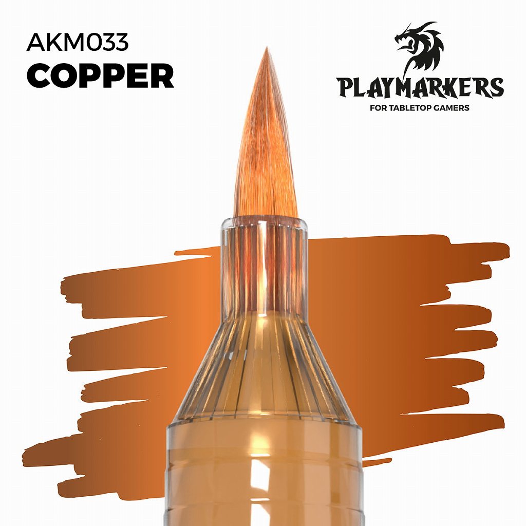 AKプレイマーカー AKM033 コッパー|塗料|ツール＆マテリアル