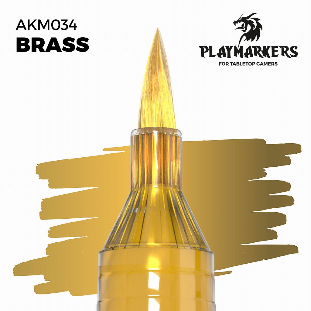 AKプレイマーカー AKM034 ブラス|塗料|ツール＆マテリアル