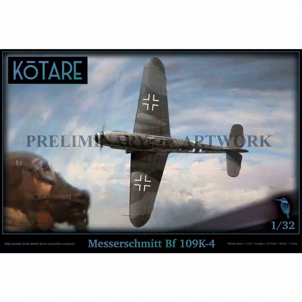 【再入荷】KI32009 1/32 メッサーシュミット Bf109K-4|第二次大戦の飛行機モデル|飛行機