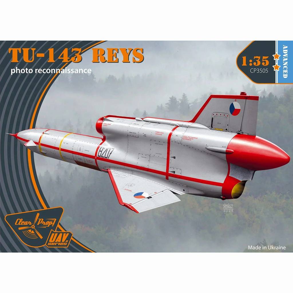 CP3505 1/35 Tu-143 レーイス 無人偵察機 フィルムカメラ装備型 |大戦後の飛行機モデル|飛行機