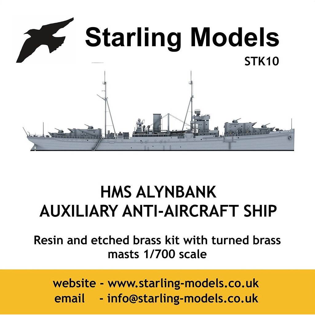 STK10 英海軍 特設防空艦 アリンバンク Alynbank 1940|第二次大戦の艦船モデル|艦船