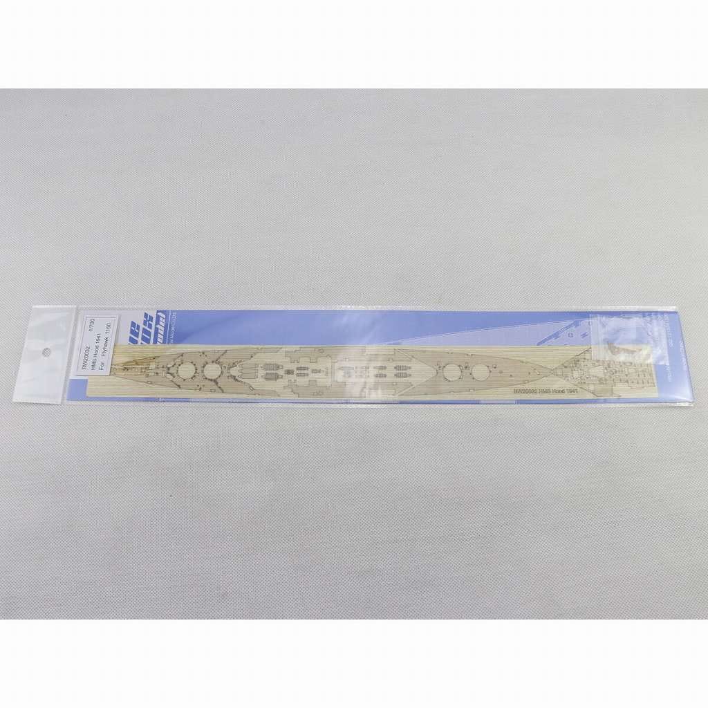 新製品】BW20032 英海軍 巡洋戦艦 フッド 1941用 木製甲板