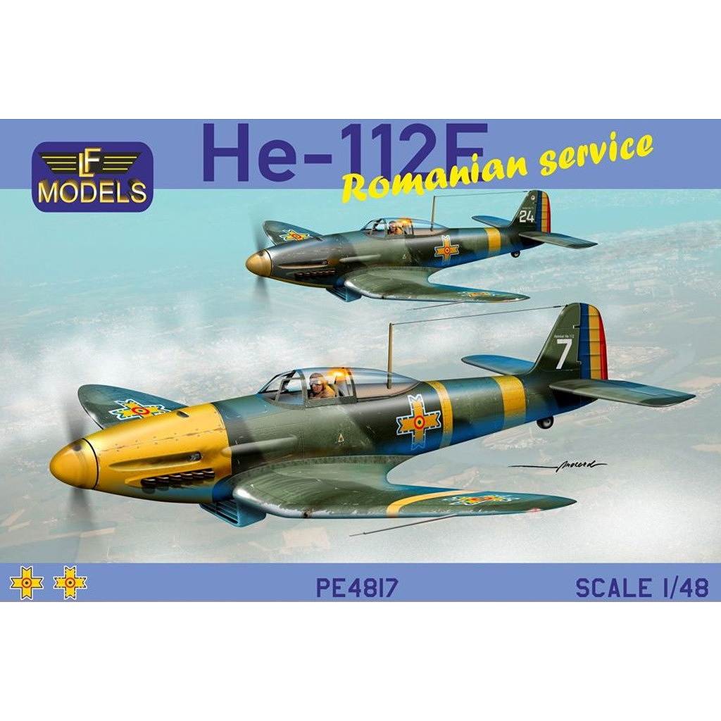 【新製品】PE4817 1/48 ハインケル He112E ルーマニア空軍|第二次大戦の飛行機モデル|飛行機