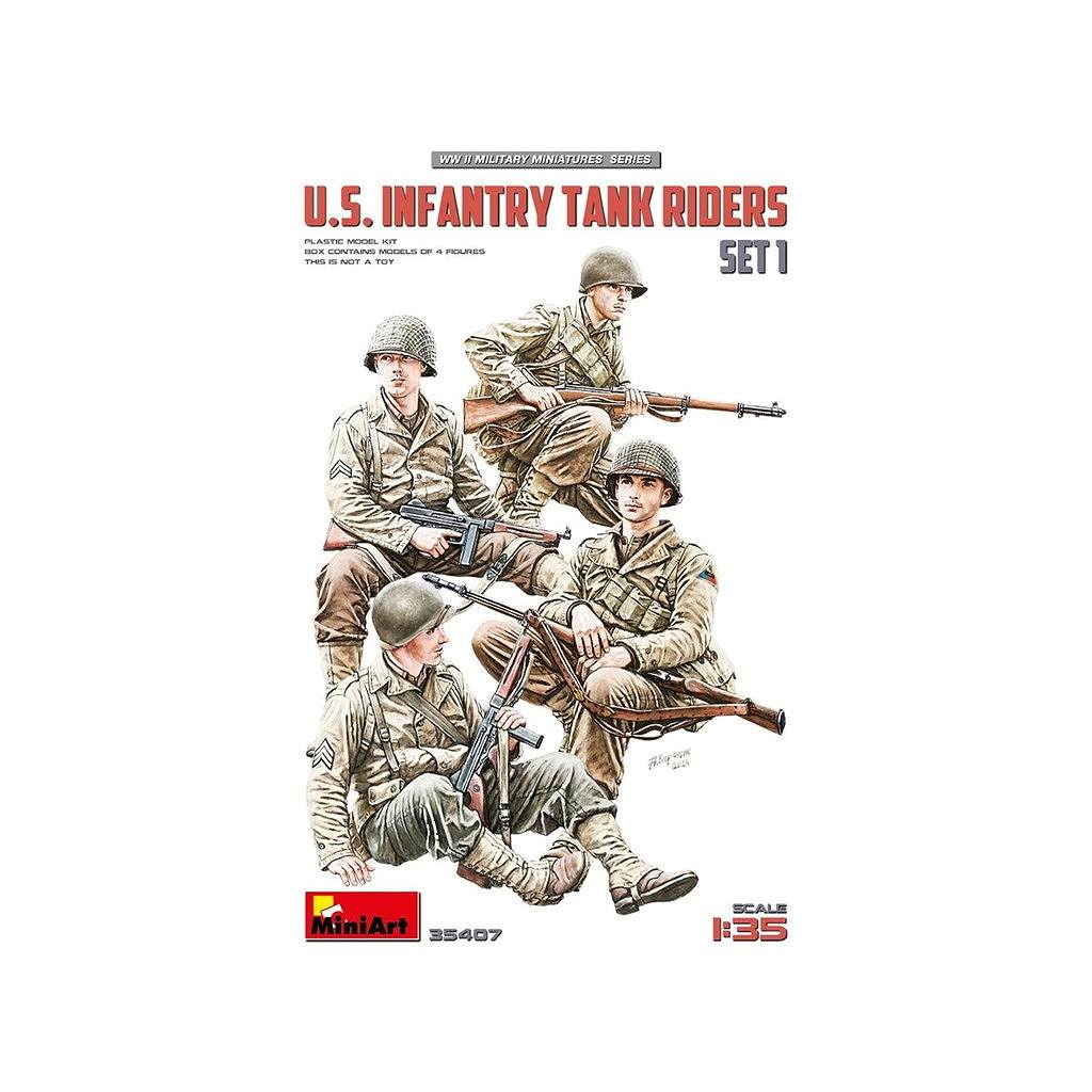 35407 米国戦車跨乗兵セット1|第二次大戦のフィギュア|フィギュア