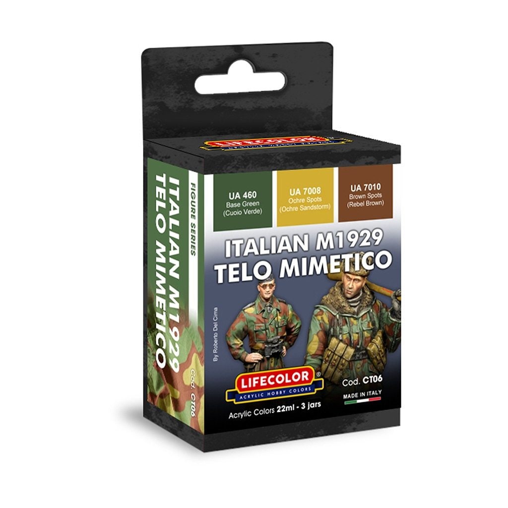 【新製品】CT06 WWII イタリア陸軍 M1929迷彩服カラーセット|塗料|ツール＆マテリアル
