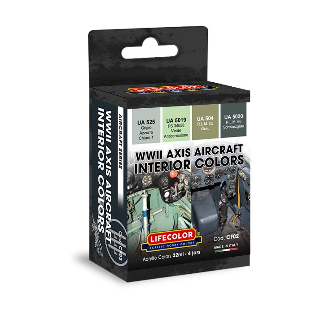 【再入荷】CF02 WWII ドイツ/イタリア軍用機 機内色カラーセット|塗料|ツール＆マテリアル
