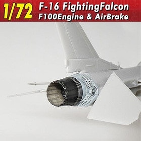 ڿʡV1_126 1/72 F-16 եƥ󥰥ե륳 F100󥸥֥졼