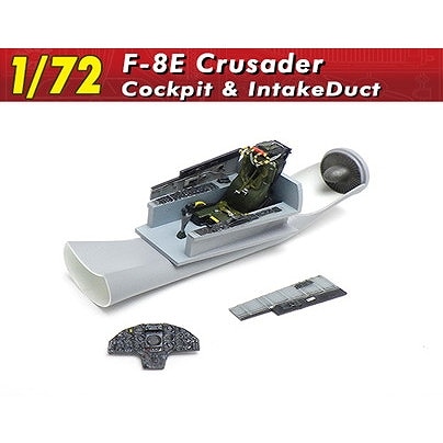 V1_128 1/72 F-8E クルセイダー コクピット＆インテイクダクト