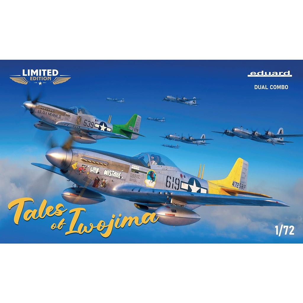 【新製品】2152 1/72  テイルズ・オブ・硫黄島  ノースアメリカン P-51D マスタング デュアルコンボ リミテッドエディション|第二次大戦の飛行機モデル|飛行機
