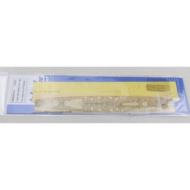 米軍　木製プレート 新製品】BM20021A 米海軍 重巡洋艦 CA-139 セーラム用 木製甲板
