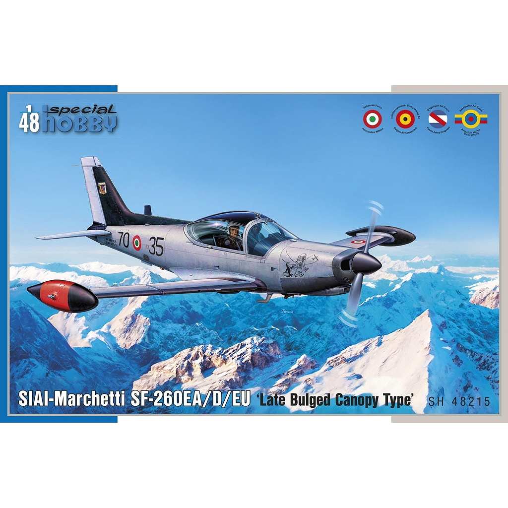 【再入荷】48215 1/48 SF-260EA/D/EU後期セミバブルキャノピー|大戦後の飛行機モデル|飛行機