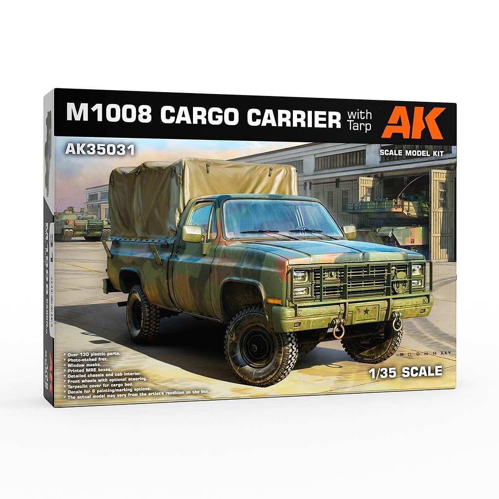 AK35031 1/35 M1008 軍用トラック幌付き|大戦後のAFVモデル|AFV