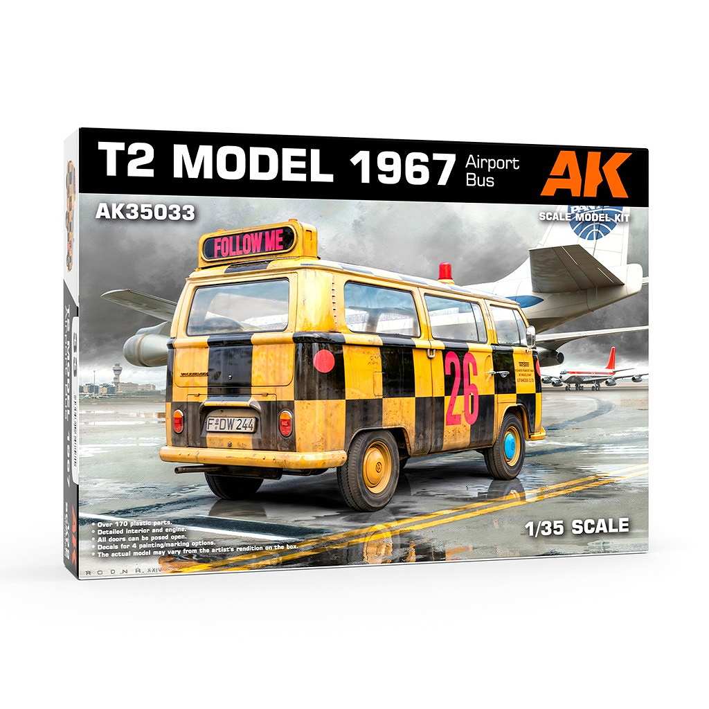 AK35033 1/35 T2バス 1967年型 空港バス | AKインタラクティブ AK
