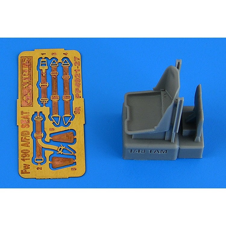 国試　ワィンディングセット 4927 1/48 フォッケウルフ Fw190A/F/D 操縦席(エッチングベルト付