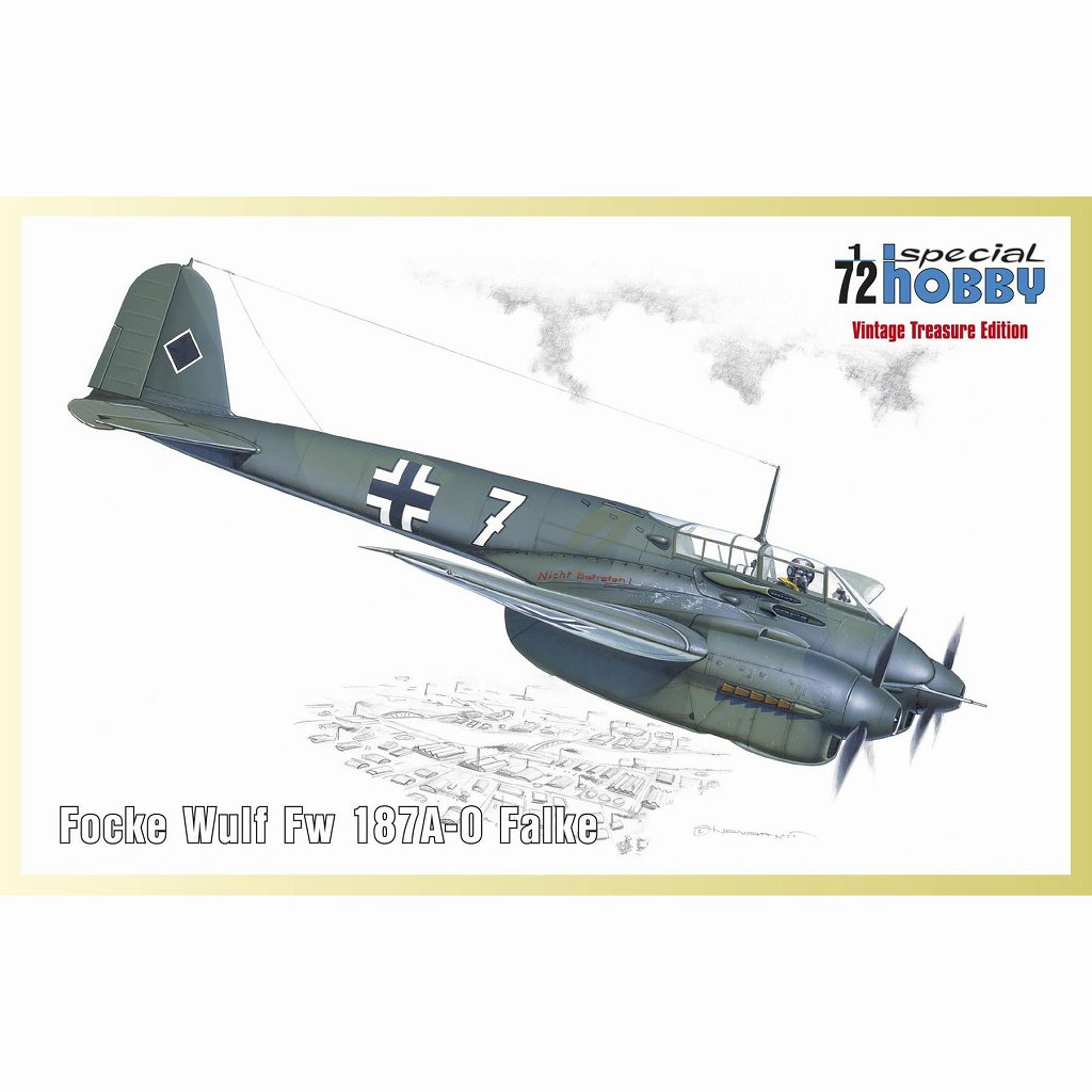 【再入荷】VT72002 1/72 フォッケウルフ Fw187A-0 ファルケリミテッドエディション|第二次大戦の飛行機モデル|飛行機