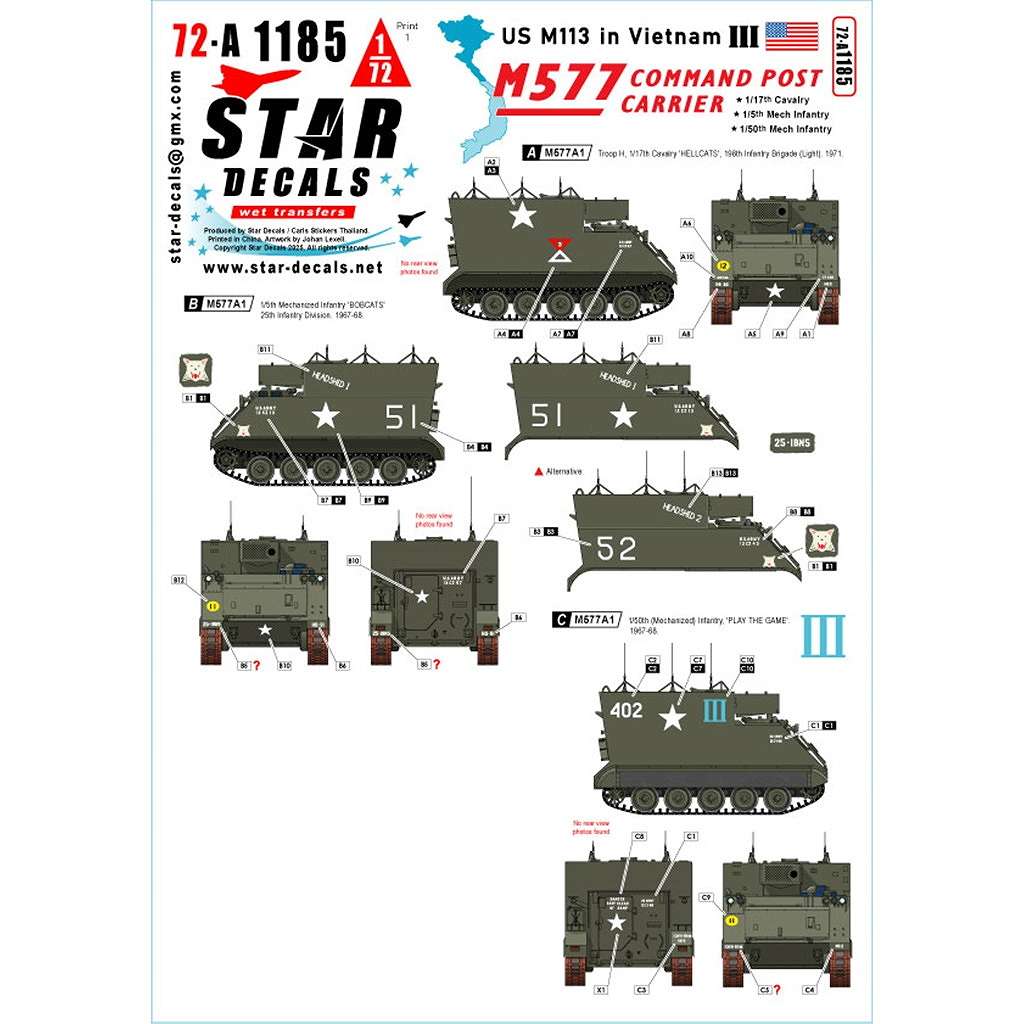 72-A1185 1/72  ٥ȥʥM1133 17ʼϢ1/5ʼ()Ϣ1/50ʼ()Ϣ1M577A1ޥɥݥ