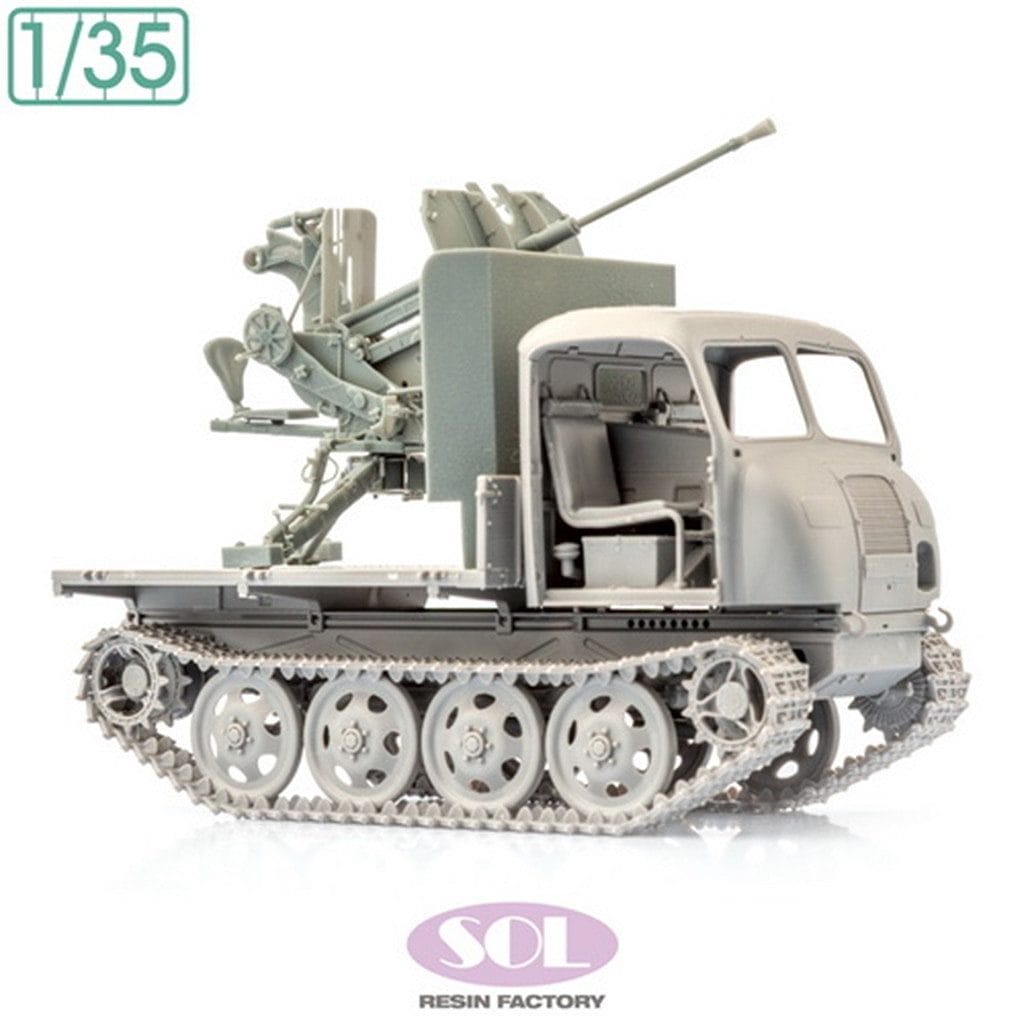MM891 1/35 WWII ドイツ RSO 2cm Gebirgsflak 38対空自走砲 コンバージョンセット|動物フィギュア|フィギュア