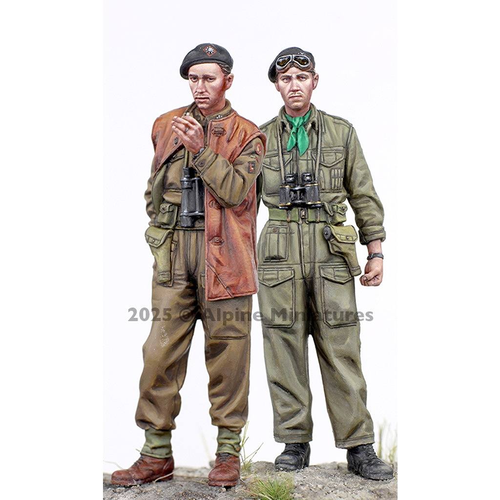 35329 1/35 WWII イギリス 王立第4/7近衛竜騎兵戦車連隊 戦車兵将校セット(2体入)|第二次大戦のフィギュア|フィギュア