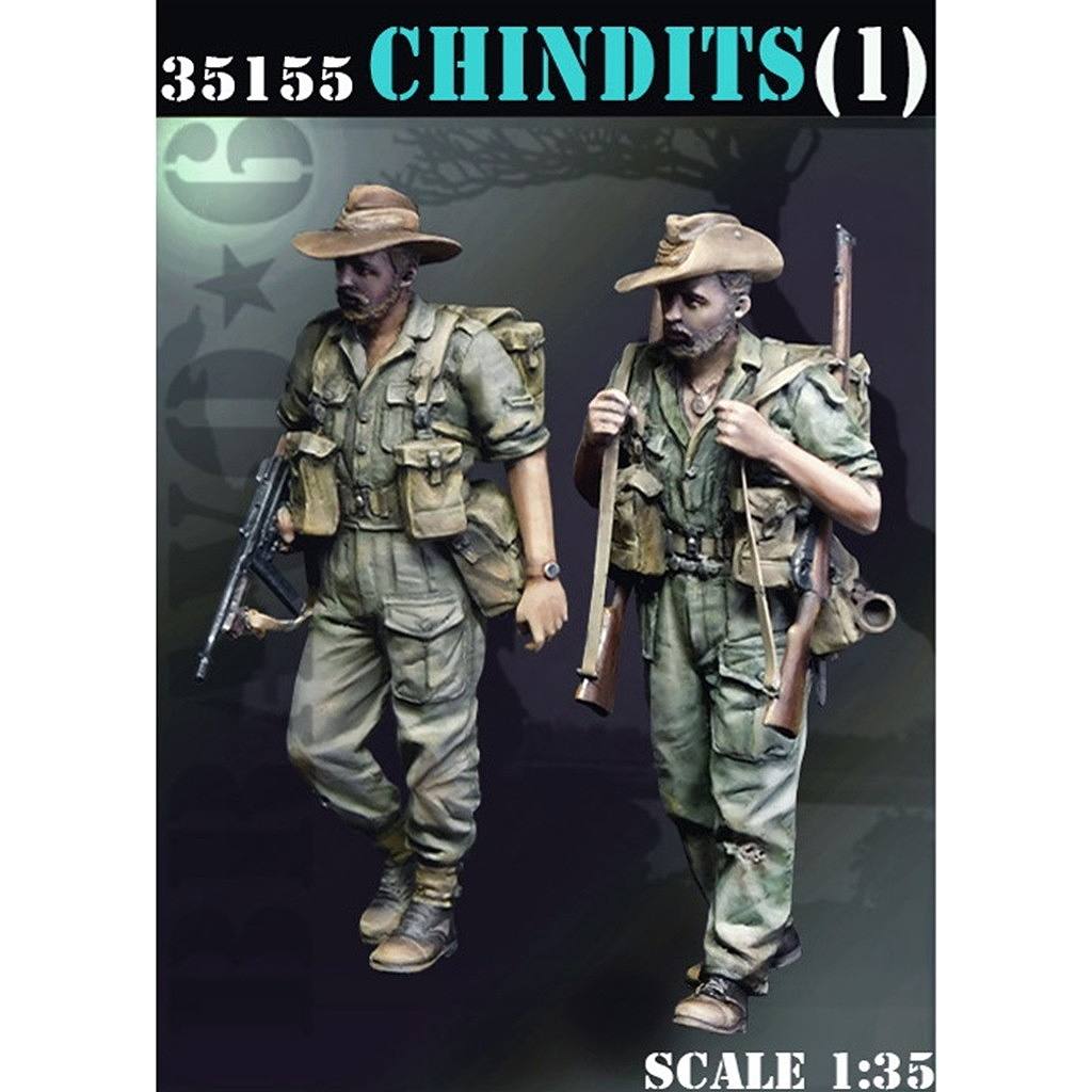 35155 1/35 WWII イギリス チンディット特殊部隊セット＃1(2体入)|第二次大戦のフィギュア|フィギュア